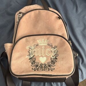 Juicy Couture Blush Backpack with Embroidered Logo